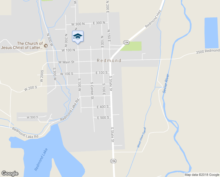 map of restaurants, bars, coffee shops, grocery stores, and more near 240 South State Street in Redmond