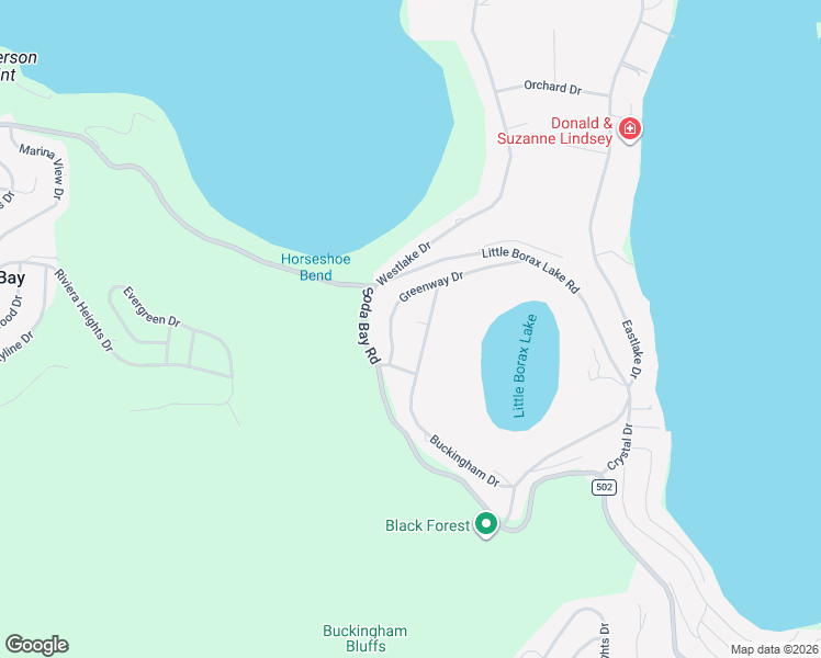 map of restaurants, bars, coffee shops, grocery stores, and more near 7979 Buckingham Court in Kelseyville