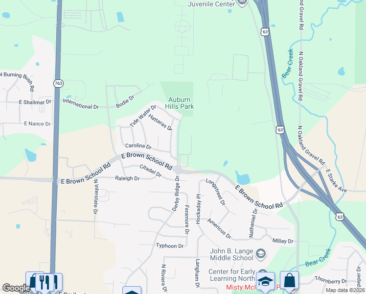 map of restaurants, bars, coffee shops, grocery stores, and more near 5002 Hatteras Drive in Columbia