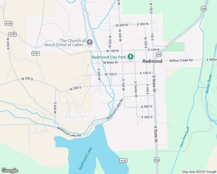 map of restaurants, bars, coffee shops, grocery stores, and more near 205 West 200 South in Redmond