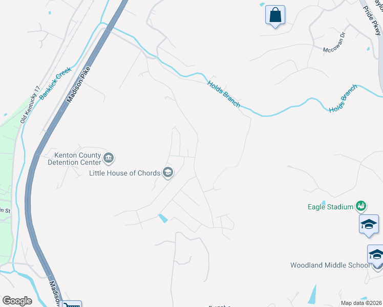 map of restaurants, bars, coffee shops, grocery stores, and more near 2391A Holds Branch Road in Covington