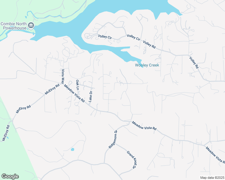 map of restaurants, bars, coffee shops, grocery stores, and more near 2600 Sunrise Drive in Meadow Vista