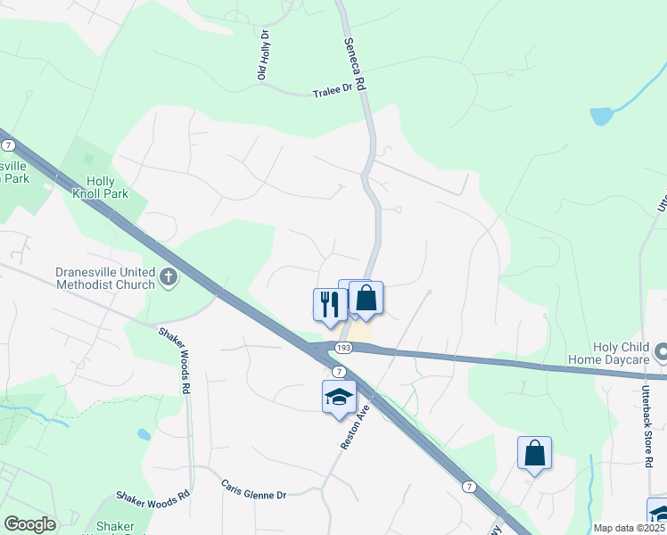map of restaurants, bars, coffee shops, grocery stores, and more near 1011 Preserve Ct in Great Falls