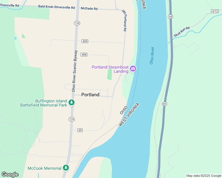 map of restaurants, bars, coffee shops, grocery stores, and more near 30989-31055 Old Portland Road in Portland