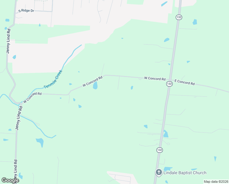 map of restaurants, bars, coffee shops, grocery stores, and more near 1613 West Concord Road in Amelia