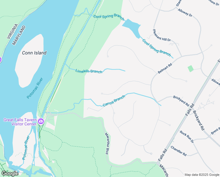 map of restaurants, bars, coffee shops, grocery stores, and more near 11501 Skipwith Lane in Potomac