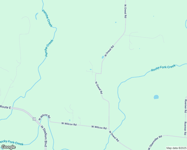 map of restaurants, bars, coffee shops, grocery stores, and more near 4600 North Oneal Road in Columbia