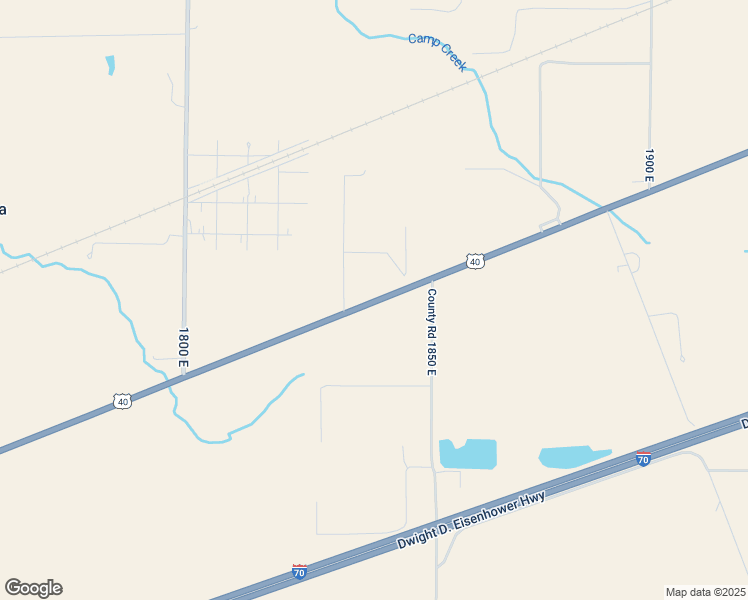 map of restaurants, bars, coffee shops, grocery stores, and more near 1839 U.S. 40 in Saint Elmo