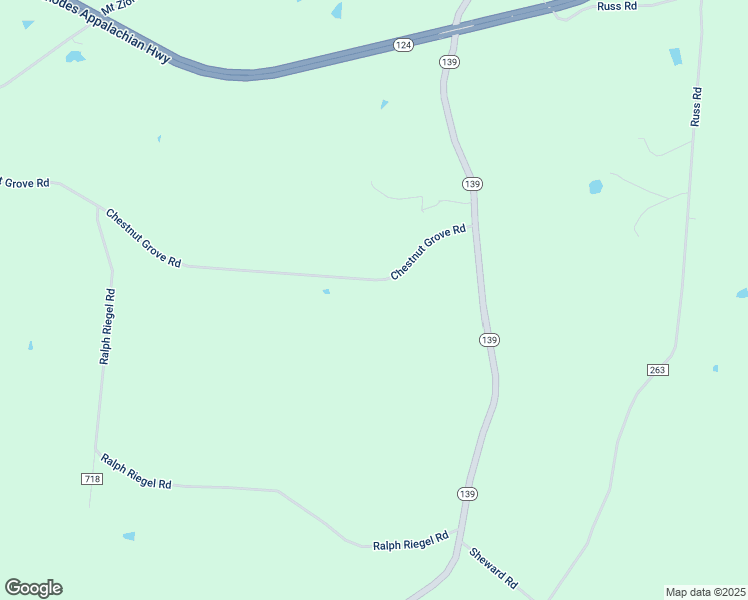 map of restaurants, bars, coffee shops, grocery stores, and more near 1020 Chestnut Grove Road in Jackson