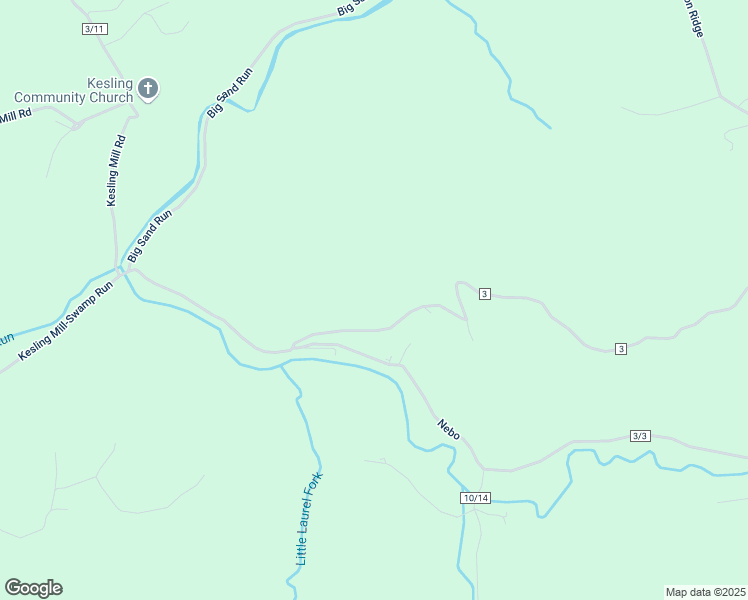 map of restaurants, bars, coffee shops, grocery stores, and more near 283 Winery Road in Buckhannon