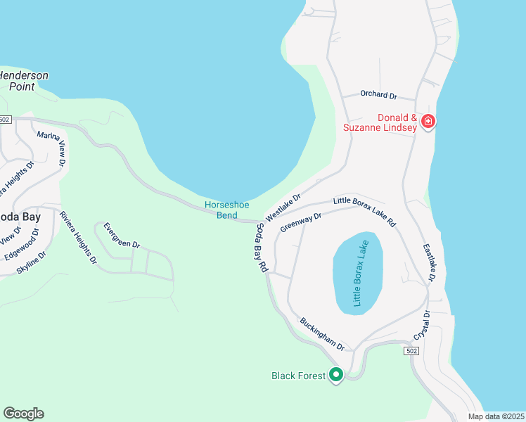 map of restaurants, bars, coffee shops, grocery stores, and more near 2705 Westlake Dr in Kelseyville