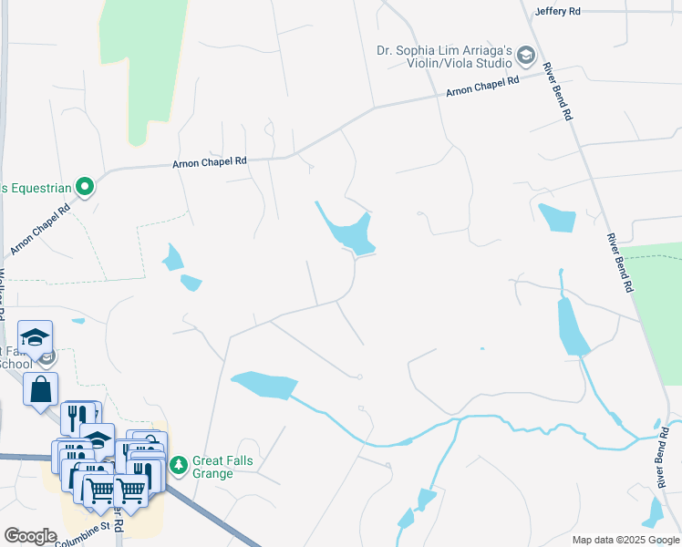 map of restaurants, bars, coffee shops, grocery stores, and more near 562 Innsbruck Avenue in Great Falls