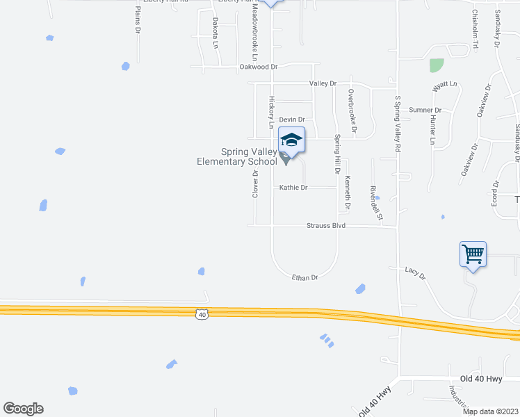 map of restaurants, bars, coffee shops, grocery stores, and more near 1801 Clover Drive in Junction City