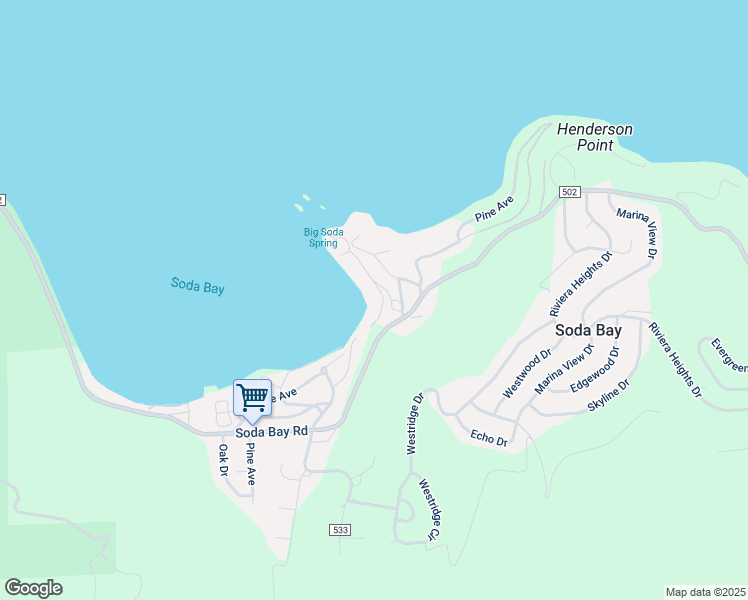 map of restaurants, bars, coffee shops, grocery stores, and more near 3093 Manzanita Road in Kelseyville