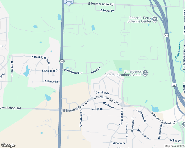 map of restaurants, bars, coffee shops, grocery stores, and more near 1416 Bodie Drive in Columbia