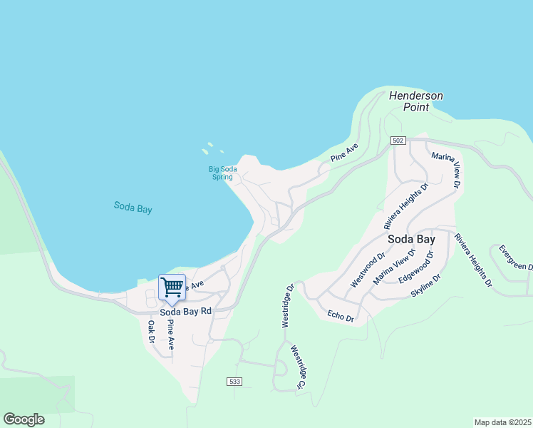 map of restaurants, bars, coffee shops, grocery stores, and more near 3093 Manzanita Road in Kelseyville