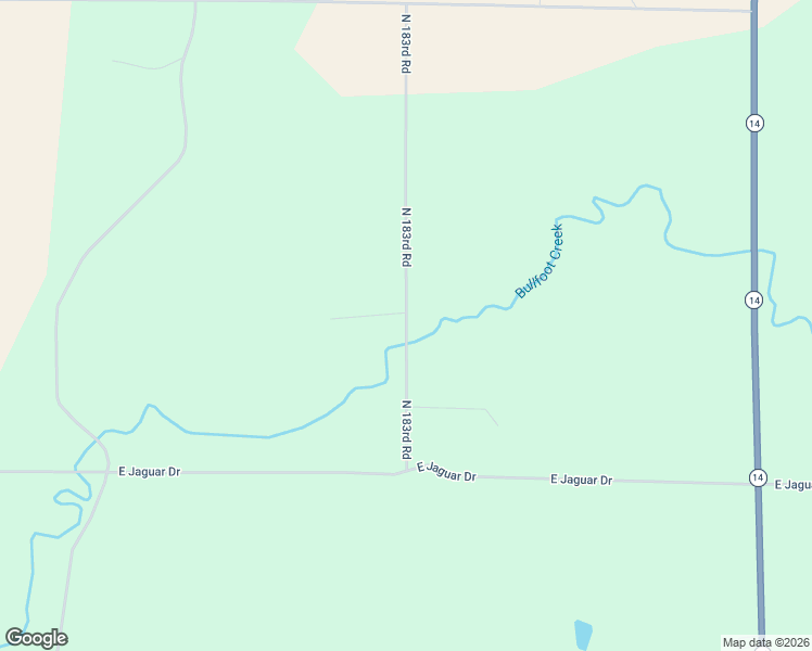 map of restaurants, bars, coffee shops, grocery stores, and more near 1030 North 183rd Road in Lincoln