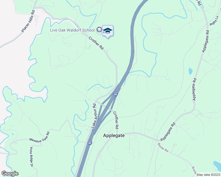 map of restaurants, bars, coffee shops, grocery stores, and more near 131 Crother Road in Applegate