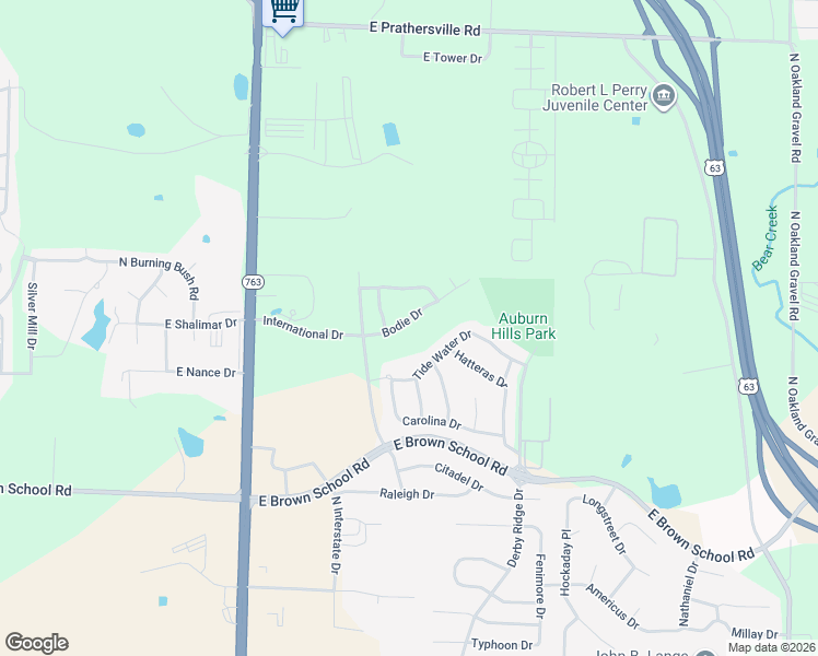 map of restaurants, bars, coffee shops, grocery stores, and more near 1416 Bodie Drive in Columbia