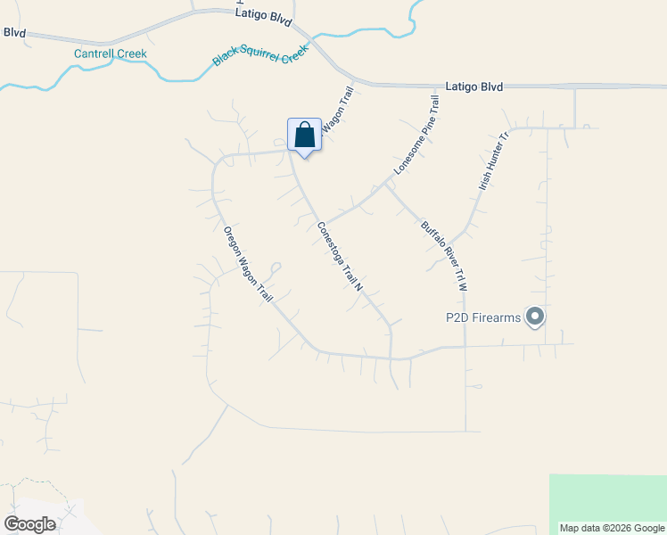 map of restaurants, bars, coffee shops, grocery stores, and more near 12350 Conestoga Trail North in Elbert