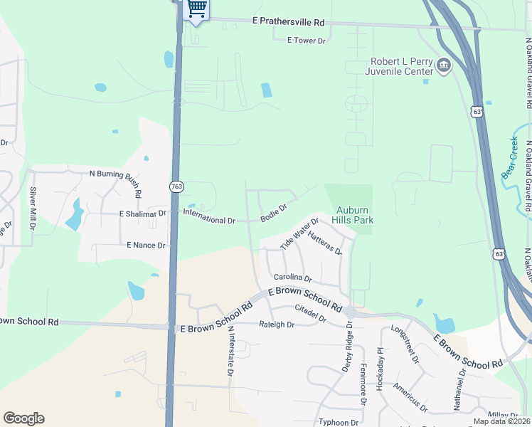 map of restaurants, bars, coffee shops, grocery stores, and more near 1413 Bodie Drive in Columbia