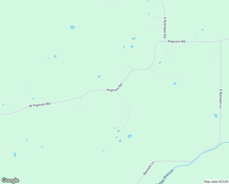 map of restaurants, bars, coffee shops, grocery stores, and more near 2401 West Popcorn Road in Springville