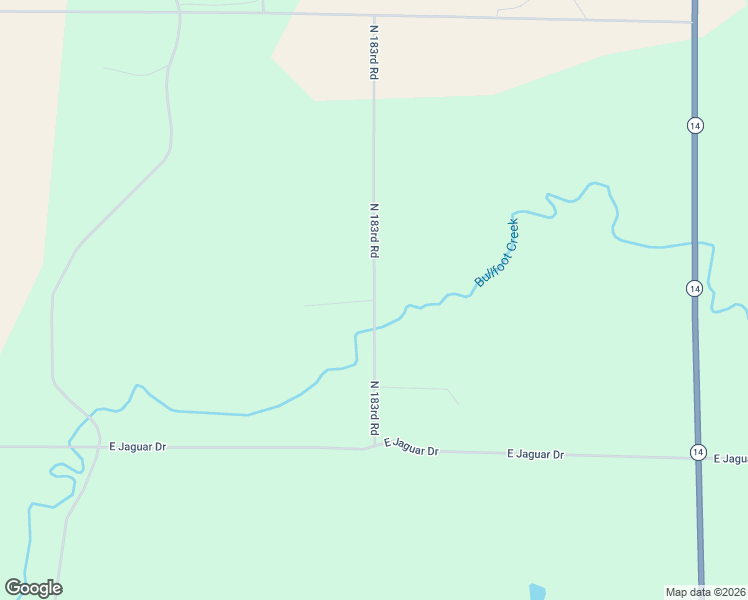 map of restaurants, bars, coffee shops, grocery stores, and more near 1030 North 183rd Road in Lincoln