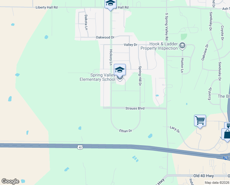 map of restaurants, bars, coffee shops, grocery stores, and more near 2721 Kathie Drive in Junction City