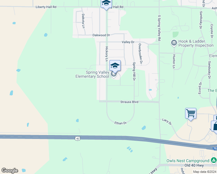 map of restaurants, bars, coffee shops, grocery stores, and more near 2725 Kathie Drive in Junction City
