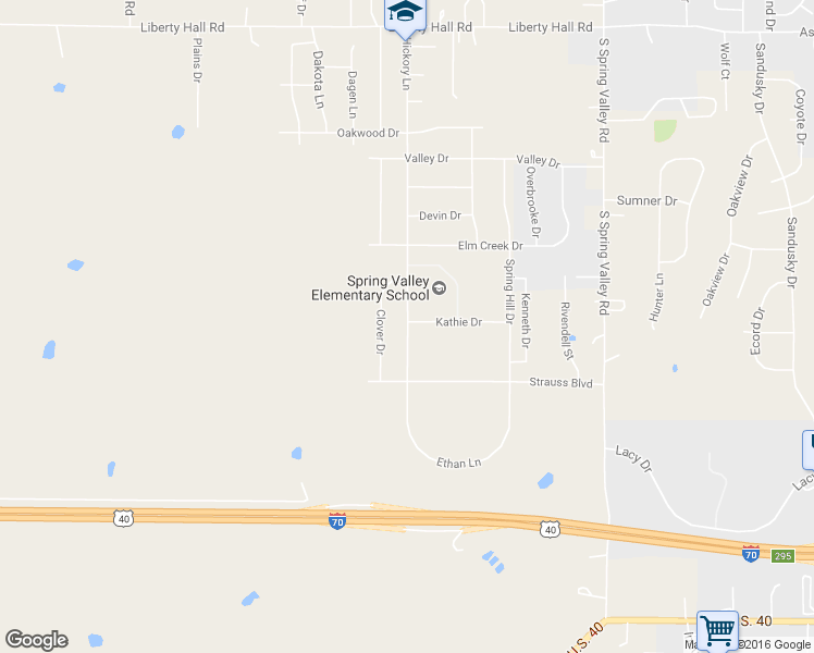 map of restaurants, bars, coffee shops, grocery stores, and more near 1704 Hickory Lane in Junction City