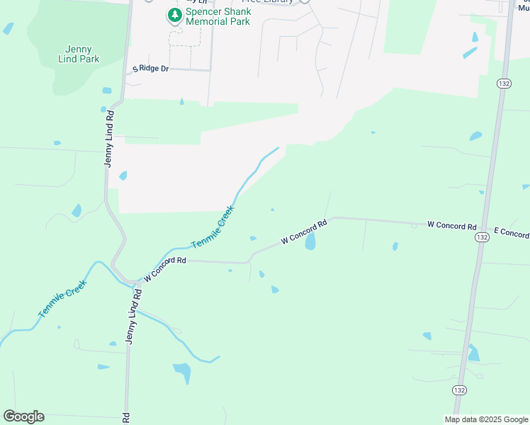 map of restaurants, bars, coffee shops, grocery stores, and more near 1586 West Concord Road in Amelia
