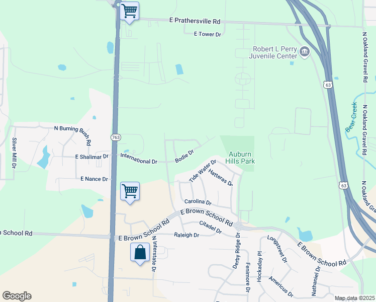 map of restaurants, bars, coffee shops, grocery stores, and more near 1431 Bodie Drive in Columbia