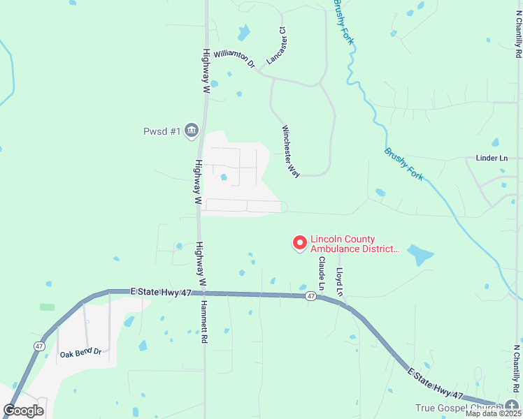 map of restaurants, bars, coffee shops, grocery stores, and more near 256 Equestrian Drive in Winfield