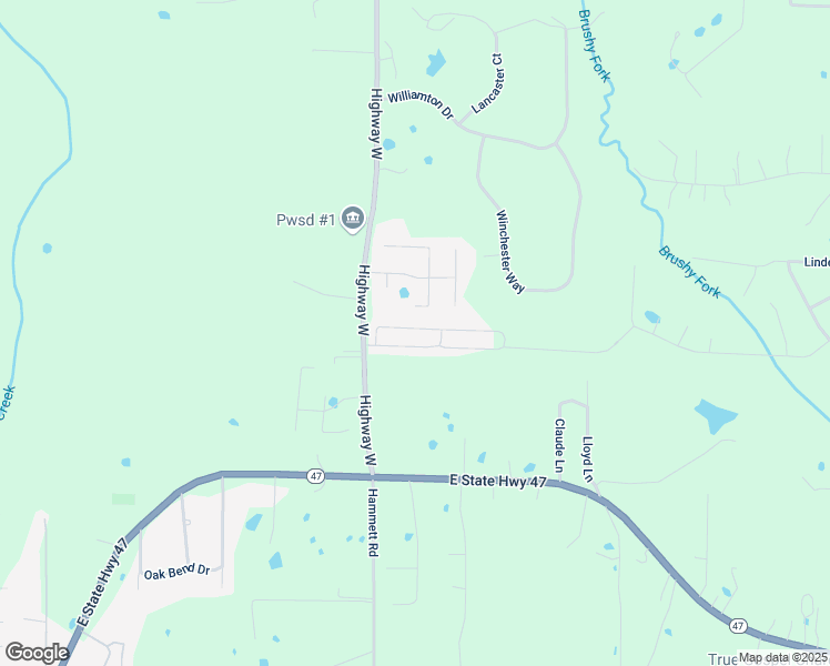 map of restaurants, bars, coffee shops, grocery stores, and more near 136 Equestrian Drive in Winfield