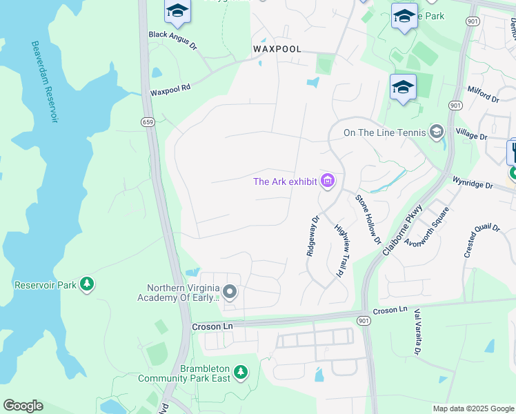 map of restaurants, bars, coffee shops, grocery stores, and more near 42701 Red Shale Court in Ashburn
