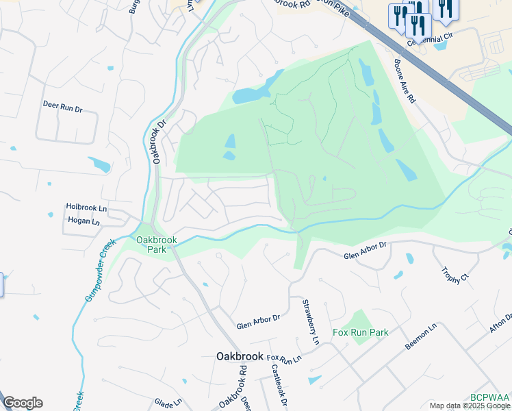 map of restaurants, bars, coffee shops, grocery stores, and more near 1556 Englewood Place in Florence