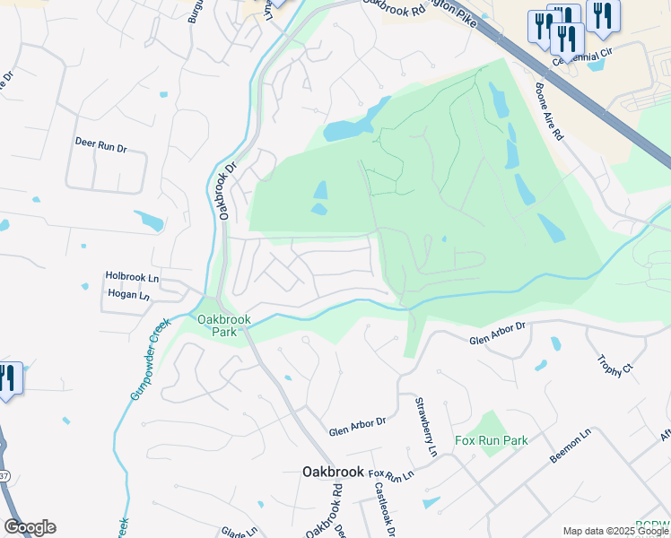 map of restaurants, bars, coffee shops, grocery stores, and more near 1586 Englewood Place in Florence