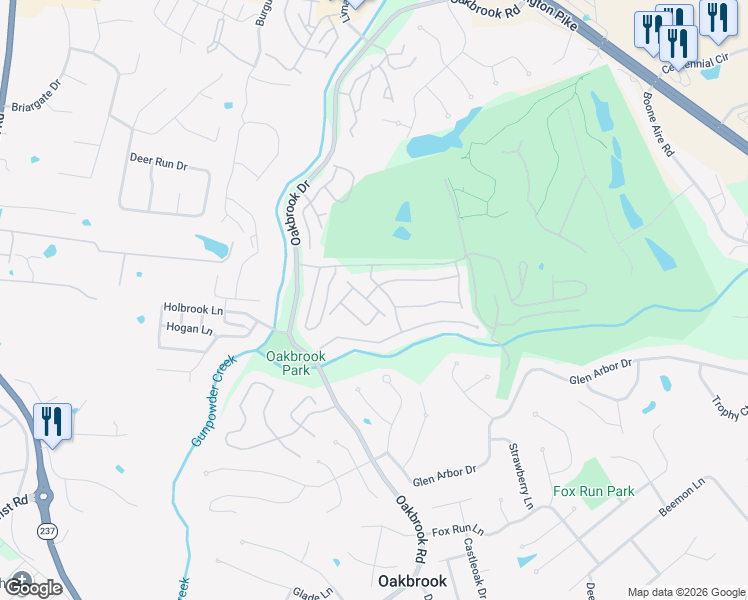 map of restaurants, bars, coffee shops, grocery stores, and more near 6432 Linkview Court in Florence