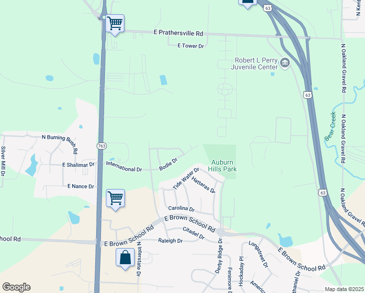 map of restaurants, bars, coffee shops, grocery stores, and more near 1505-1507 Greensboro Drive in Columbia