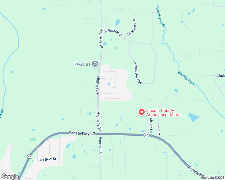 map of restaurants, bars, coffee shops, grocery stores, and more near 91 Swaying Pine Lane in Winfield