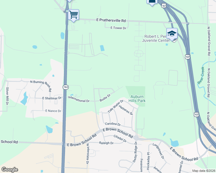 map of restaurants, bars, coffee shops, grocery stores, and more near 1427 Greensboro Drive in Columbia