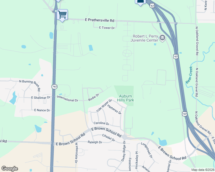 map of restaurants, bars, coffee shops, grocery stores, and more near 1505-1507 Greensboro Drive in Columbia