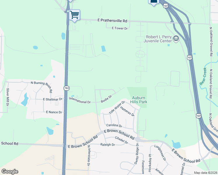 map of restaurants, bars, coffee shops, grocery stores, and more near 1417-1419 Greensboro Drive in Columbia
