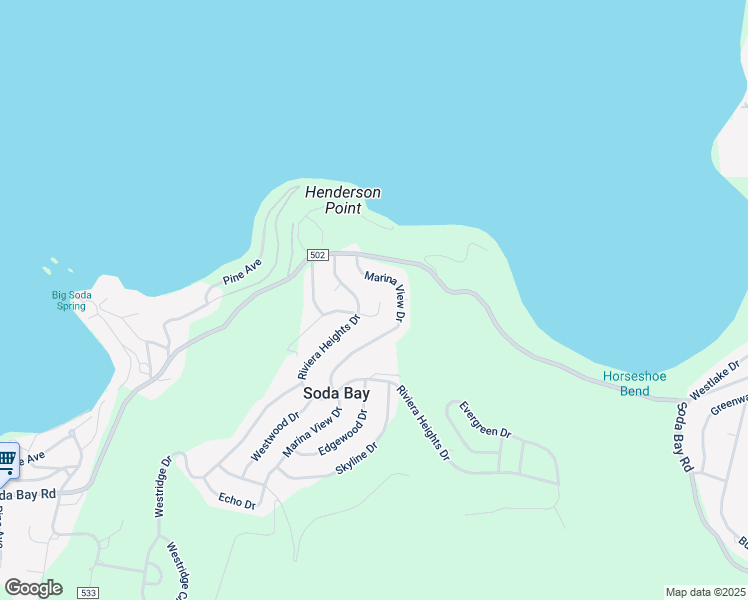 map of restaurants, bars, coffee shops, grocery stores, and more near 7182 Fairview Drive in Kelseyville