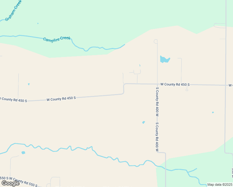 map of restaurants, bars, coffee shops, grocery stores, and more near 4420 West County Road 450 South in Versailles