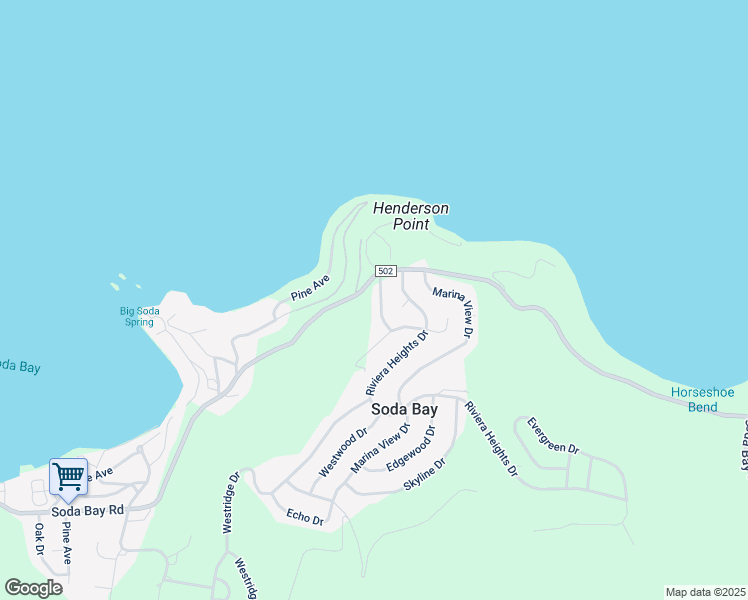 map of restaurants, bars, coffee shops, grocery stores, and more near 2853 Aqua Vista Way in Kelseyville