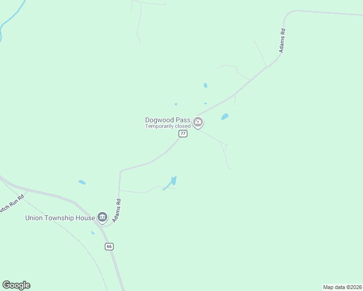 map of restaurants, bars, coffee shops, grocery stores, and more near 623 County Road 77 in Beaver