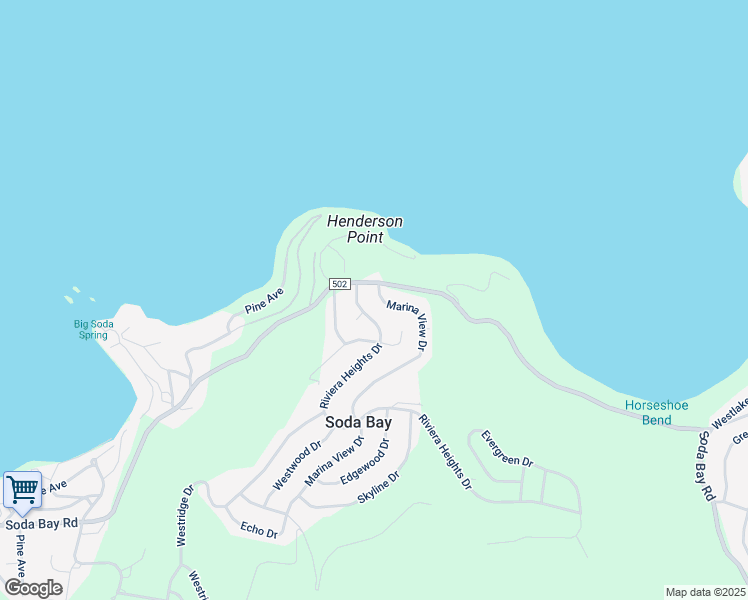 map of restaurants, bars, coffee shops, grocery stores, and more near 2789 Marina View Drive in Kelseyville