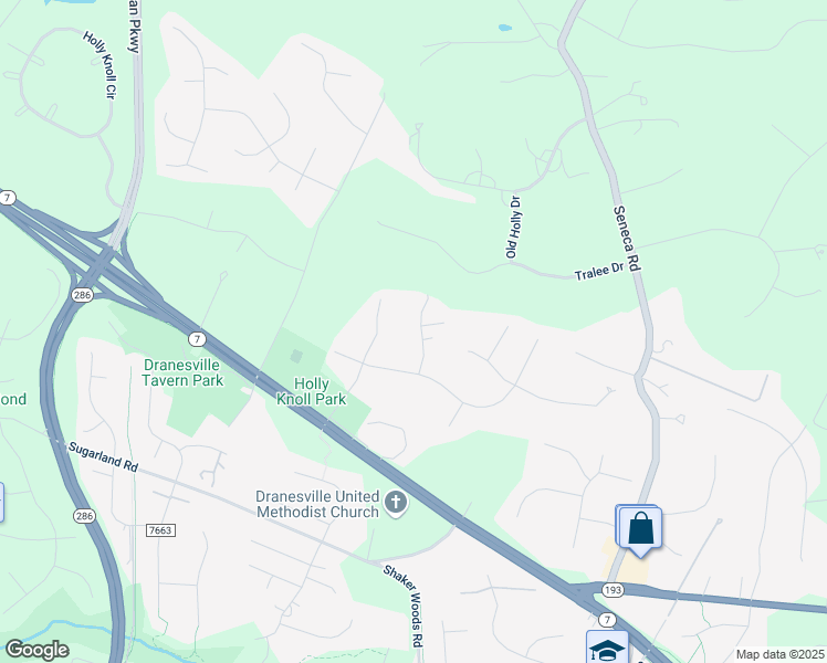 map of restaurants, bars, coffee shops, grocery stores, and more near 988 Old Holly Drive in Great Falls