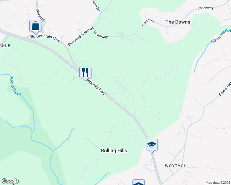 map of restaurants, bars, coffee shops, grocery stores, and more near 1753 Dunton Road in Annapolis